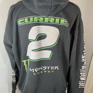 Vintage Monster Energy with  Cassie Currie’s number with signed hero card
